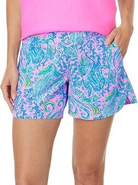 Lilly Pulitzer Ocean View shorts in We Mermaid It
